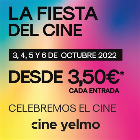 fiesta del cine octubre 2022
